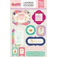 Набор объемных наклеек Once Upon A Time Princess Layered Stickers W/Gold Foil