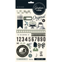 Наклейки Gingham Farm Stickers 6"X12" от My Minds Eye