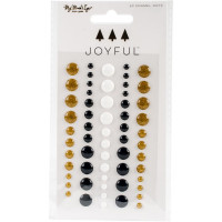 Набор дотс коллекции "Joyful Adhesive Enamel Dots" от MME 