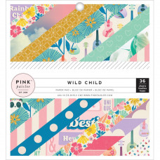 Набор бумаги коллекции Wild Child - Girl Pink Paislee  6"X6" 36/Pkg 