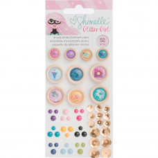 Набор декоративных элементов   Shimelle Glitter Girl Embellishment Pack  от American Crafts 