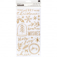 Набор Puffy стикеров Merry Days Thickers Stickers 76/Pkg