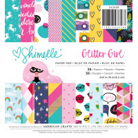 Набор бумаги для скрапбукинга "Glitter Girl" от  American Crafts