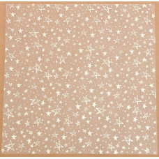 Ацетатный лист с фольгированием «Золотые звезды», 30,5 × 30,5 см