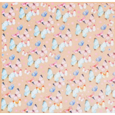 Ацетатный лист «Весенние бабочки», 30,5 × 30,5 см