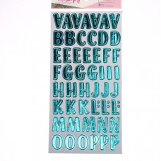 Чипборд‒алфавит на клеевой основе с фольгированием «Моя прекрасная мама», 14 × 27.5 см