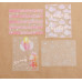 Набор ацетатных карточек для скрапбукинга «Колыбельная на ночь», 10 × 11 см