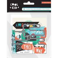 Высечки Cool Kid Ephemera Cardstock Die-Cuts от  Crate Paper 