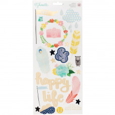 Наклейки Shimelle Little By Little Cardstock Stickers  от American Crafts