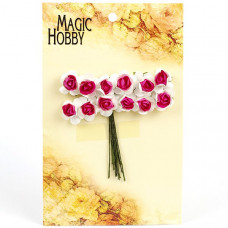 Цветы бумажные MAGIC HOBBY цв.2 малина