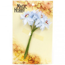 Цветы бумажные MAGIC HOBBY 51 цв.1 голубой