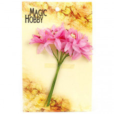 Цветы бумажные MAGIC HOBBY цв.3 розовый