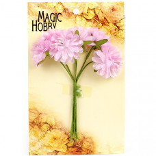 Цветы бумажные MAGIC HOBBY цв.1 розовый