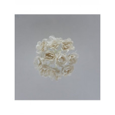 Хризантемы, набор 10 шт, диам 1 см, белые
