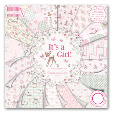 Набор бумаги для скрапбукинга 48 листов It's a Girl