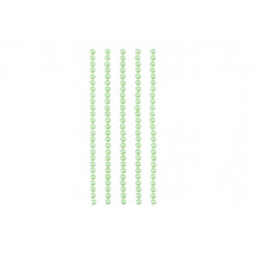 Полужемчужинки клеевые 4мм светло-зеленые, 125шт