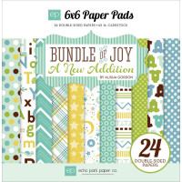 Набор бумаги для скрапукинга Bundle Of Joy/A New Addition - Baby Boy - 15х15