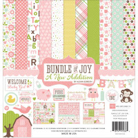 Набор бумаги Bundle Of Joy/A New Addition - Baby Girl - 30х30
