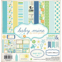 Набор бумаги для скрапбукинга Baby Mine/Boy 30x30