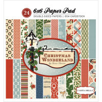 Набор бумаги для скрапбукинга Christmas Wonderland 15х15