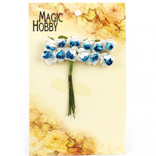 Цветы бумажные MAGIC HOBBY цв.1 голубой