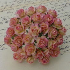 Розы  "Персиковые" 15 мм
