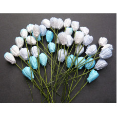 Цветы  «Тюльпаны голубой микс»