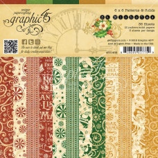 Набор бумаги для скрапбукинга St Nicholas Print & Solid 15х15