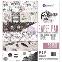 Набор бумаги Rose Quartz Prima Marketing Double-Sided Paper Pad 12"X12" 30/Pkg